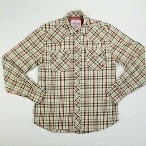 Zoo York Small Embroidered Logo Inner Outer Pockets Cowboy Style Snap Button Men
